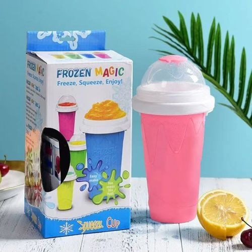 Internet celebrity summer cooling cup pinch homemade smoothie crushed ice cup shake smoothie cup slush machine cup
