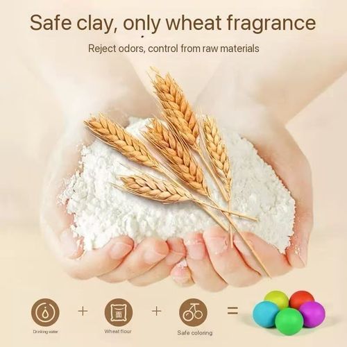 Colored clay noodle machine mold wheat flour plasticine DIY ultra-light clay boys and girls play house children's toys
