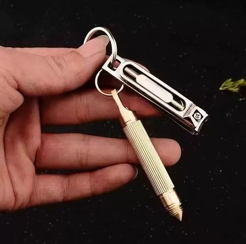 Multi-functional bottle opener knife, mini cool stick, invisible knife, portable self-defense knife, Courier opening knife