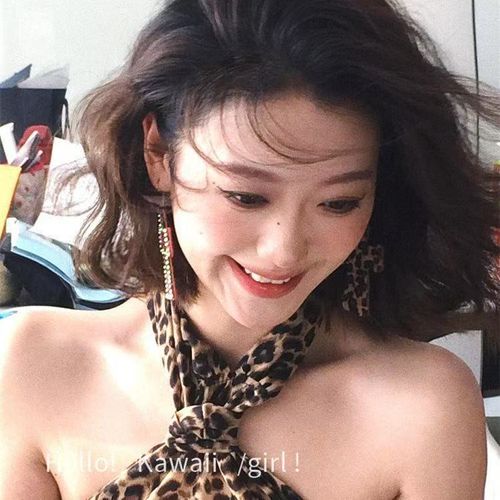 Leopard print cross earrings, millennium old Shibuya spicy girl y2k, niche personality, Japanese punk exaggerated earrings