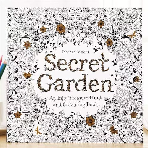Secret Garden Coloring Book Adult Adult Stress Relief Coloring Painting Hand-painted Children Student Graffiti Painting Book (96 pages)