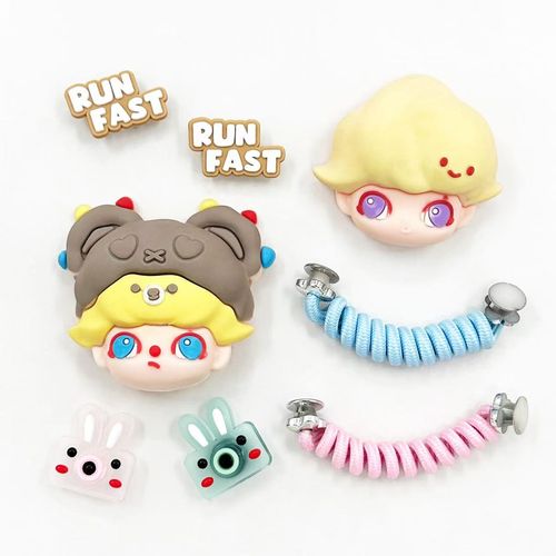 Pop Mart 3D accessories, stereoscopic dolls, crocs, detachable shoe flowers, shoe fasteners, cute and personalized snap fasteners on Instagram