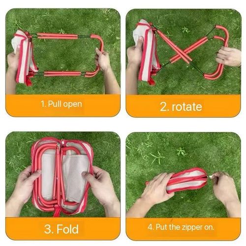 Pen bag folding stool, pen bag small horse tie, portable multifunctional handbag chair, outdoor camping fishing stool folding chair