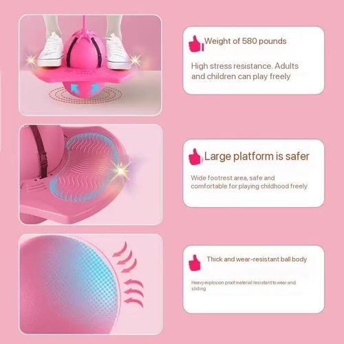 Jumping ball children's bouncing ball adult balance fitness elastic ball exercise kindergarten children frog bouncing ball