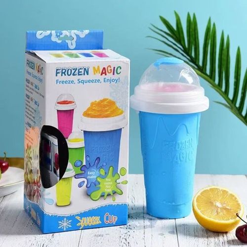 Internet celebrity summer cooling cup pinch homemade smoothie crushed ice cup shake smoothie cup slush machine cup