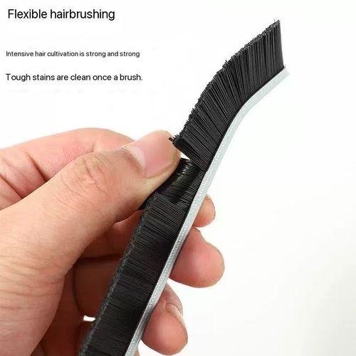 Bathroom crevice brush, bathroom kitchen fine seam brush, cleaning brush, multifunctional window crevice groove dust brush, hard brush