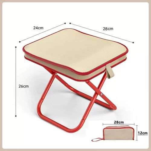 Pen bag folding stool, pen bag small horse tie, portable multifunctional handbag chair, outdoor camping fishing stool folding chair