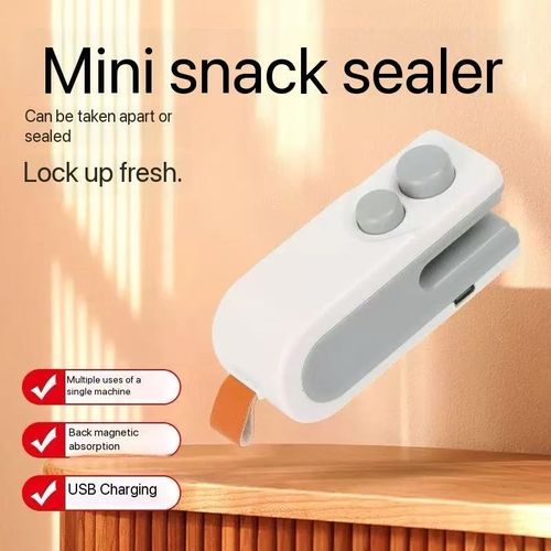Snack sealing machine, small household sealing device, mini sealing machine, hand-pressed plastic sealing machine, plastic bag sealing wonder