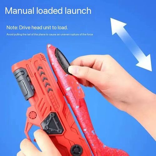 Children's toys, boys and girls, catapult aircraft gun models, lights, outdoor foam aircraft guns