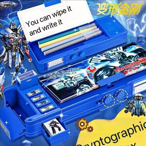 Transformers multi-functional high-tech combination Lock Stationery box