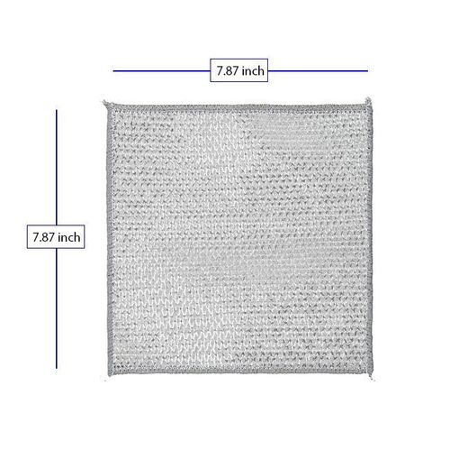 Wholesale Silver Wire Dishcloth Non-Stick Kitchen Stove Cleaning Towel for Dishwashing Pot Easy to Clean Cloth
