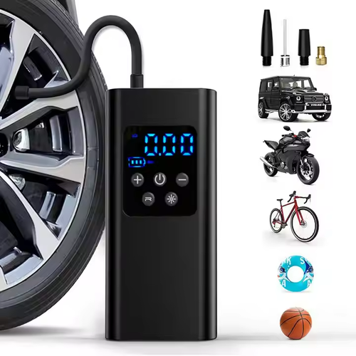 Portable mini handheld electric bicycle tire inflator Bicycle inflator 150 pounds per square inch For tire inflation
