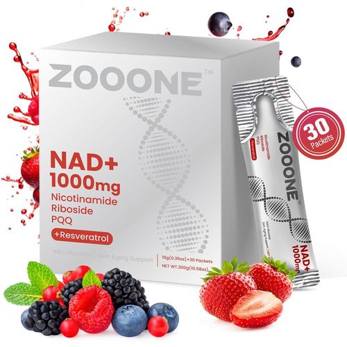NAD+ Berry Flavor Drink Mix for Skin Aging Support