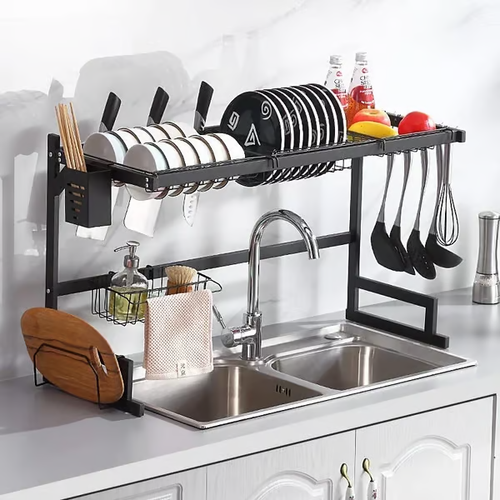 🔥 New Adjustable Dish Drainer on the sink💝