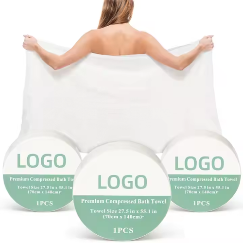 70X140cm Portable Reusable Large Magic Compressed Disposable Towels Compressed Bath Towel for Travel