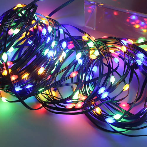 Solar string lights  10 meters  Outdoor waterproof LED flexible light strips  Suitable for outdoor use