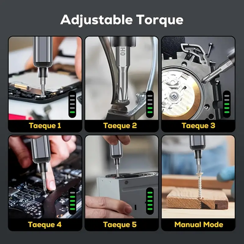 46-in-1 Cordless Electric Screwdriver Set