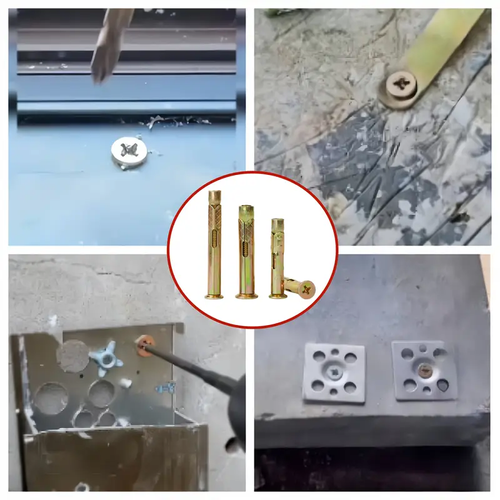10pcs Cross Head Expansion Screws for Concrete and Bricks
