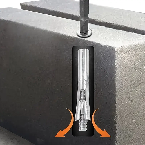 10pcs Cross Head Expansion Screws for Concrete and Bricks