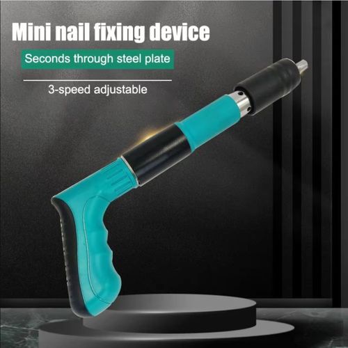 Portable Home Fit Up Metal Plate Nailer Multi-function Wall Fastening Tool Labor-Saving Nail Machine Wall NailsShooting Machine