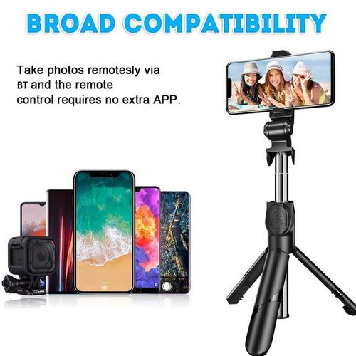 Phone Tripod Stand Selfie Sticks Multifunctional Wireless