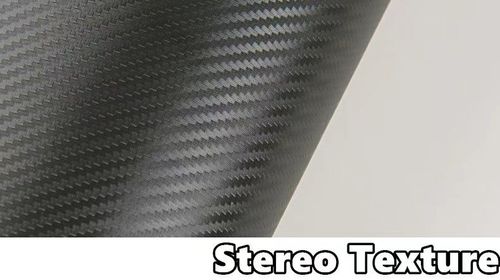 Black Carbon Fiber Car Wrap Vinyl Roll with Air Release