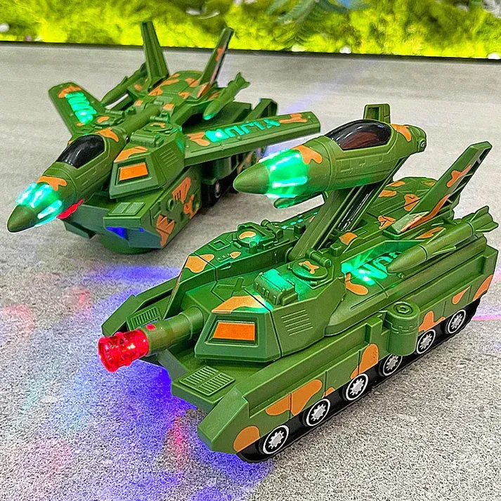 💝🤩Kids Deformation Tank Toy with Lighting & Music🎮