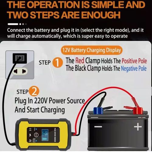 Car Battery Charger 12V 6A Smart Fully Automatic