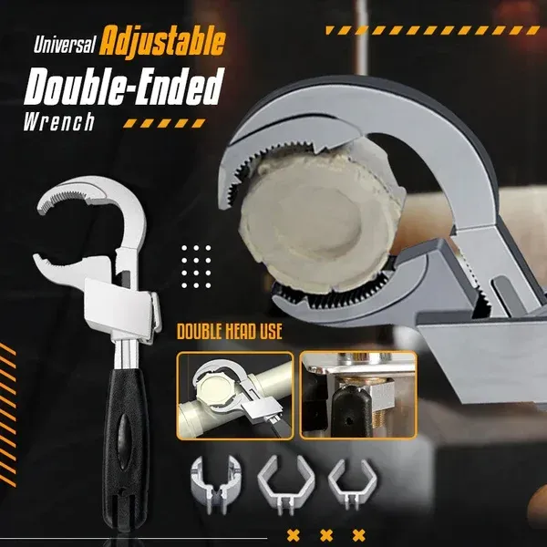 🔥2024 New Adjustable Double End Wrench Multifunctional Tool🔥