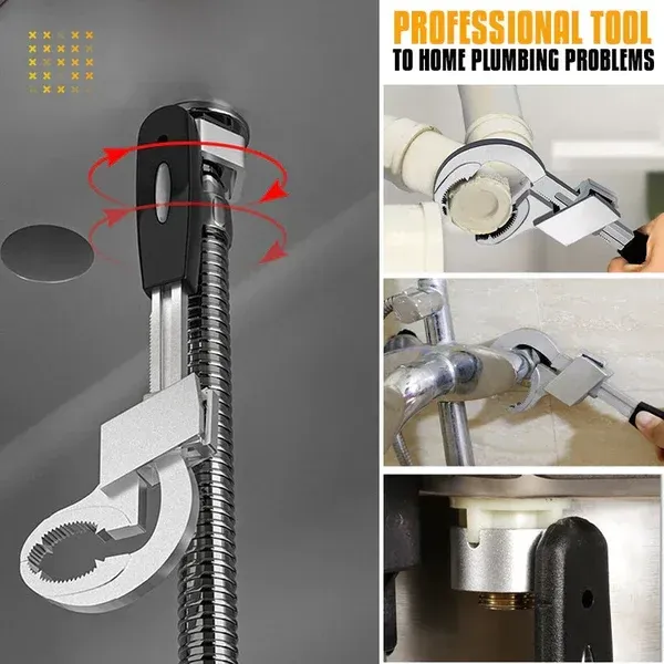 🔥2024 New Adjustable Double End Wrench Multifunctional Tool🔥