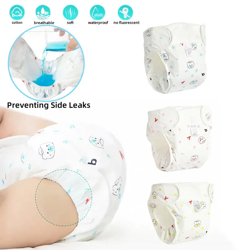 Brand new anti-leakage diapers, adjustable cloth diapers