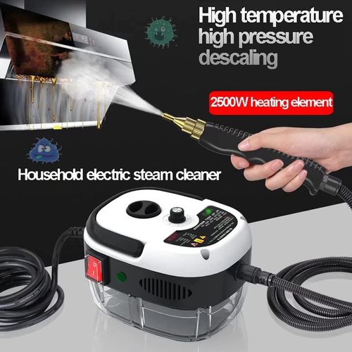 High Temperature Pressurized Steam Cleaner 2500W Handheld High Pressure Steam Cleaning Machine Portable 110V 1000ml Tank for Kitchen Toilet Car (red)