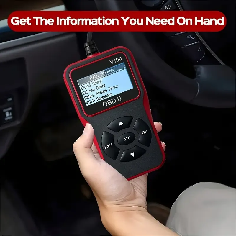 OBD2 Diagnose Scanner - Code Reader for All OBD II Protocol Cars Since 1996 - Engine Fault Code Reader Scan Tool