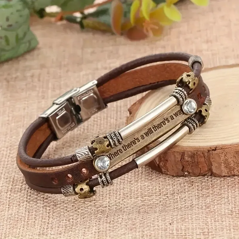 Trendy Leather Rope Bracelets