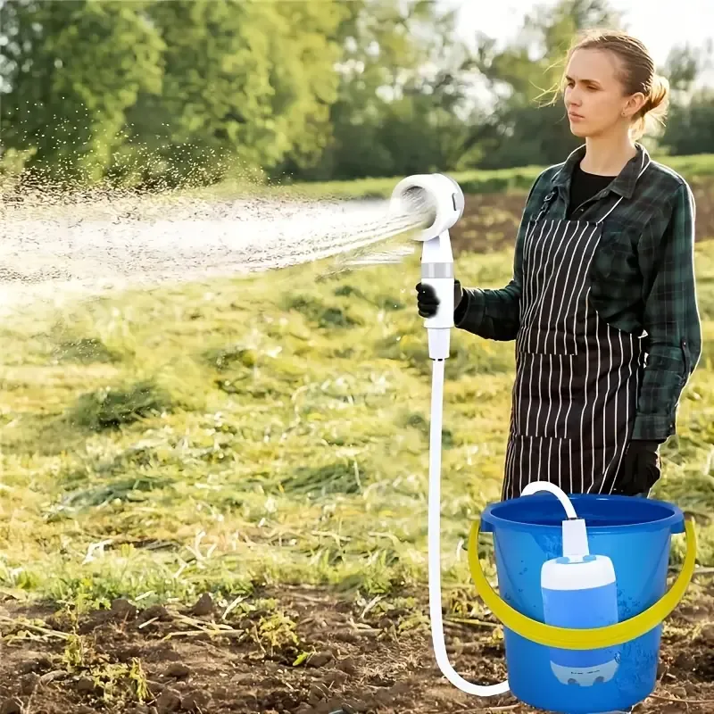 Portable Shower USB Charging Watering System. Suitable for Hiking And Climbing Bathing