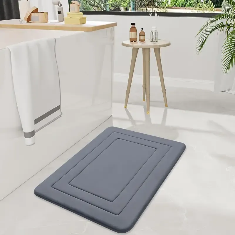 Memory Foam Bath Mat Kitchen Rugs