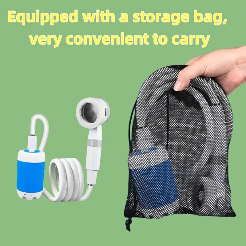 Portable Shower USB Charging Watering System. Suitable for Hiking And Climbing Bathing