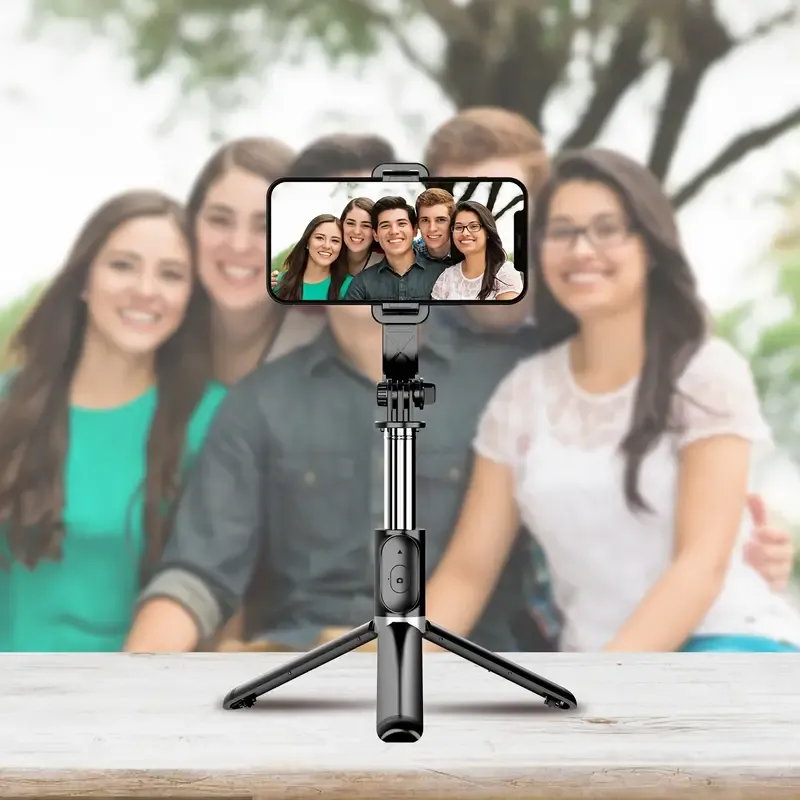 40 Extendable All-in-1 Cell Phone Selfie Stick Tripod with 360°Rotation