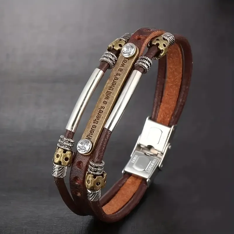 Trendy Leather Rope Bracelets