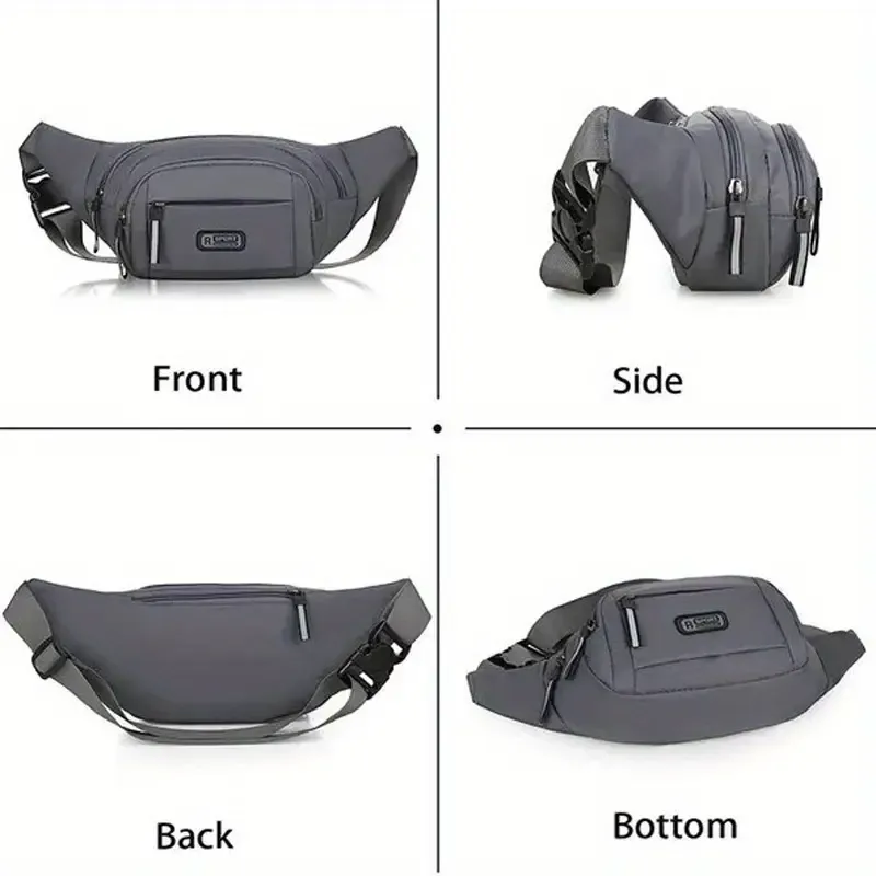 Men'S Belt Bag Women'S Waist Bag Waist Bag Hiking Travel Camping Running Sports Outdoor