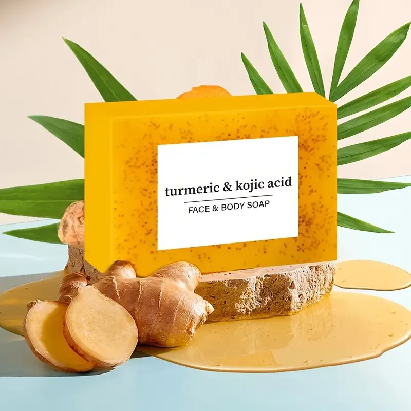 5-Pack Unisex Adult Turmeric & Kojic Acid Handmade Soap Each