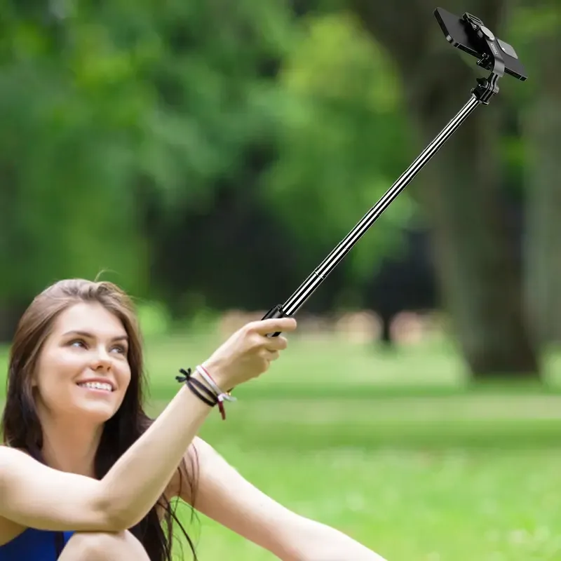 40 Extendable All-in-1 Cell Phone Selfie Stick Tripod with 360°Rotation