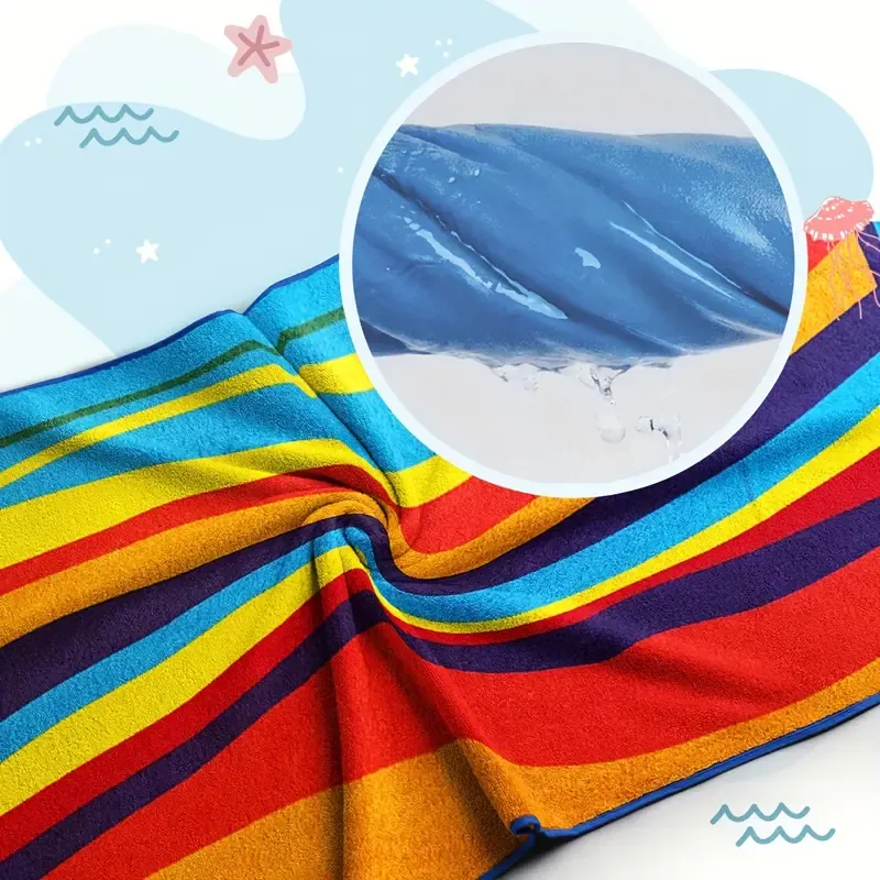 Ultra-Soft Extra Large Striped Beach Towel