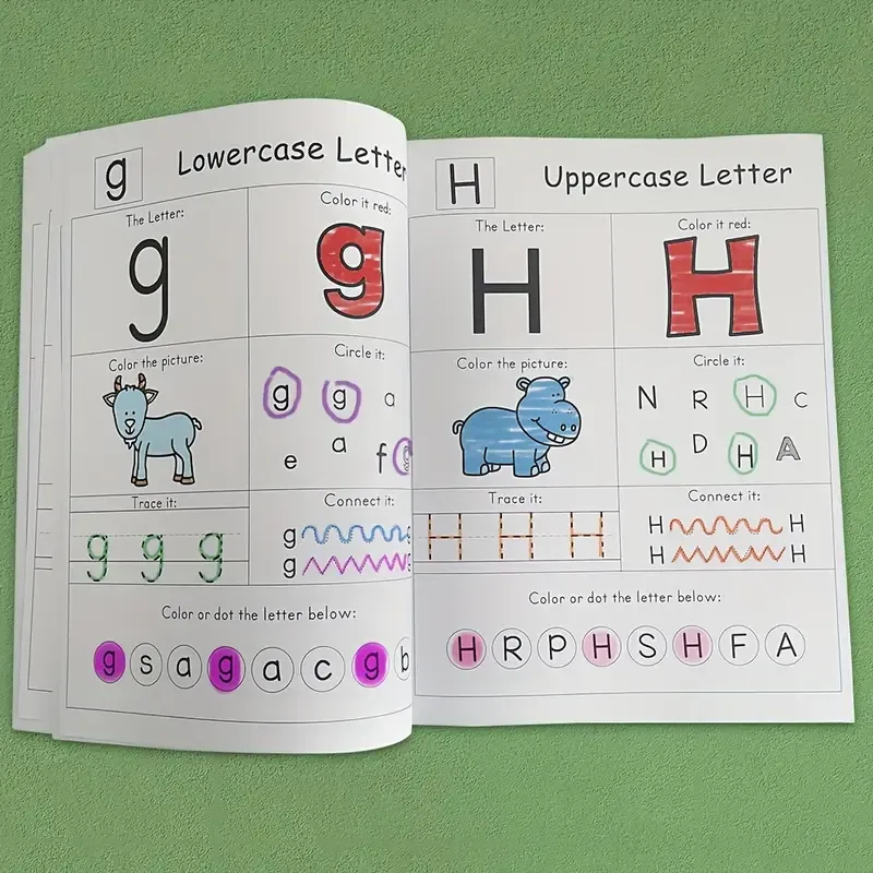 53-Page Comprehensive Alphabet Phonics Workbook - Learn English Language with 26 Letters A-Z, Fun Coloring Activities for Preschool and Kindergarten Learning - Perfect for Early Childhood Education and Language Development