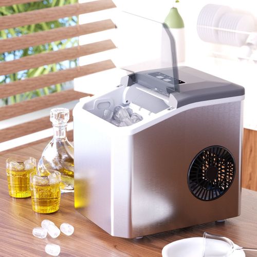 💕🔥Pequena máquina de gelo portátil para uso doméstico com preço de fábrica 💯🔥🎉