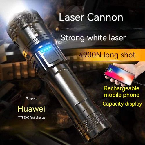 Lanterna telescópica de luz forte