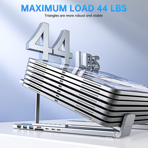 ⚡🔥 8-in-1 USB-C Laptop Stand,Best Gifts💻