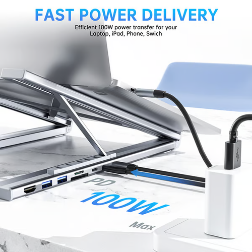 ⚡🔥 8-in-1 USB-C Laptop Stand,Best Gifts💻