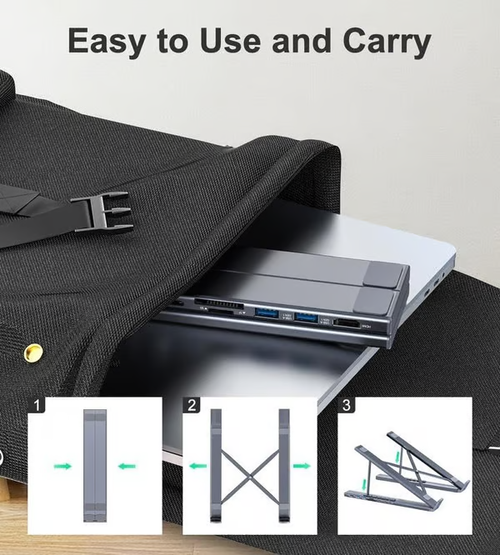 ⚡🔥 8-in-1 USB-C Laptop Stand,Best Gifts💻