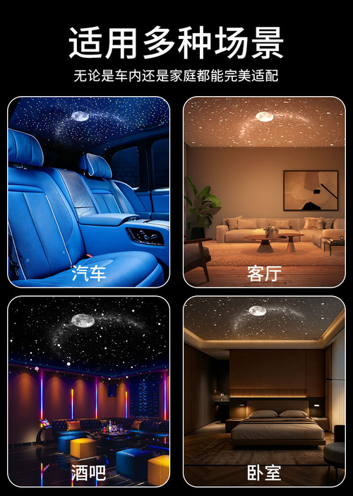 Galaxy Sternenhimmel Nachtlichtprojektor, 2-in-1 Tragbar mit 13 Projektionsfolien, 360° Einstellbare Helligkeitskontrolle Augenfreundliche LED Nachtlicht, für Erwachsene Schlafzimmer Zuhause Decke Auto Dekoration Geschenk